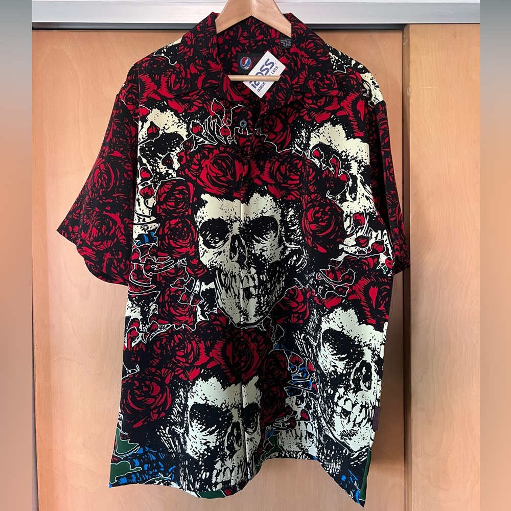 Deadstock Vintage AOP Grateful Dead Dragonfly Button Up Mens L